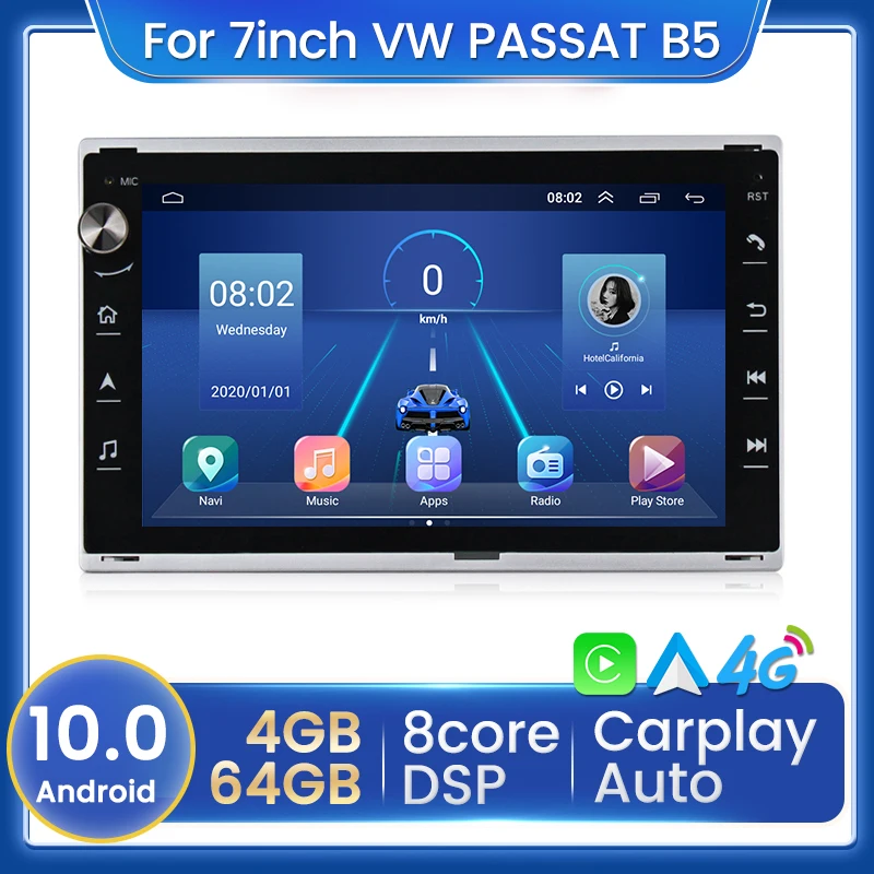 GPS-навигация MEKEDE для Volkswagen Passat B5 GOLF транспортер поло BORA MK5 SHARAN JETTA Dvd-плеером Wi-Fi |