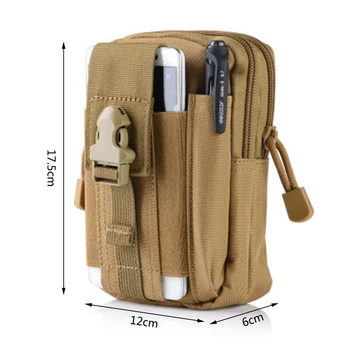 

New Nylon Waist Bag Tactical Pouch Hunting Belt Waist Bag Military Pack Outdoor Phone Pouches Dropshipping About 12 x 6 x 17.5cm