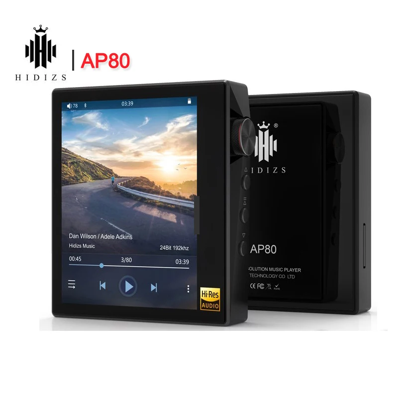Hidizs AP80 Hi Res ES9218P Ультрапортативный Bluetooth HIFI музыкальный mp3 плеер LDAC USB DAC DSD 64/128 FALC