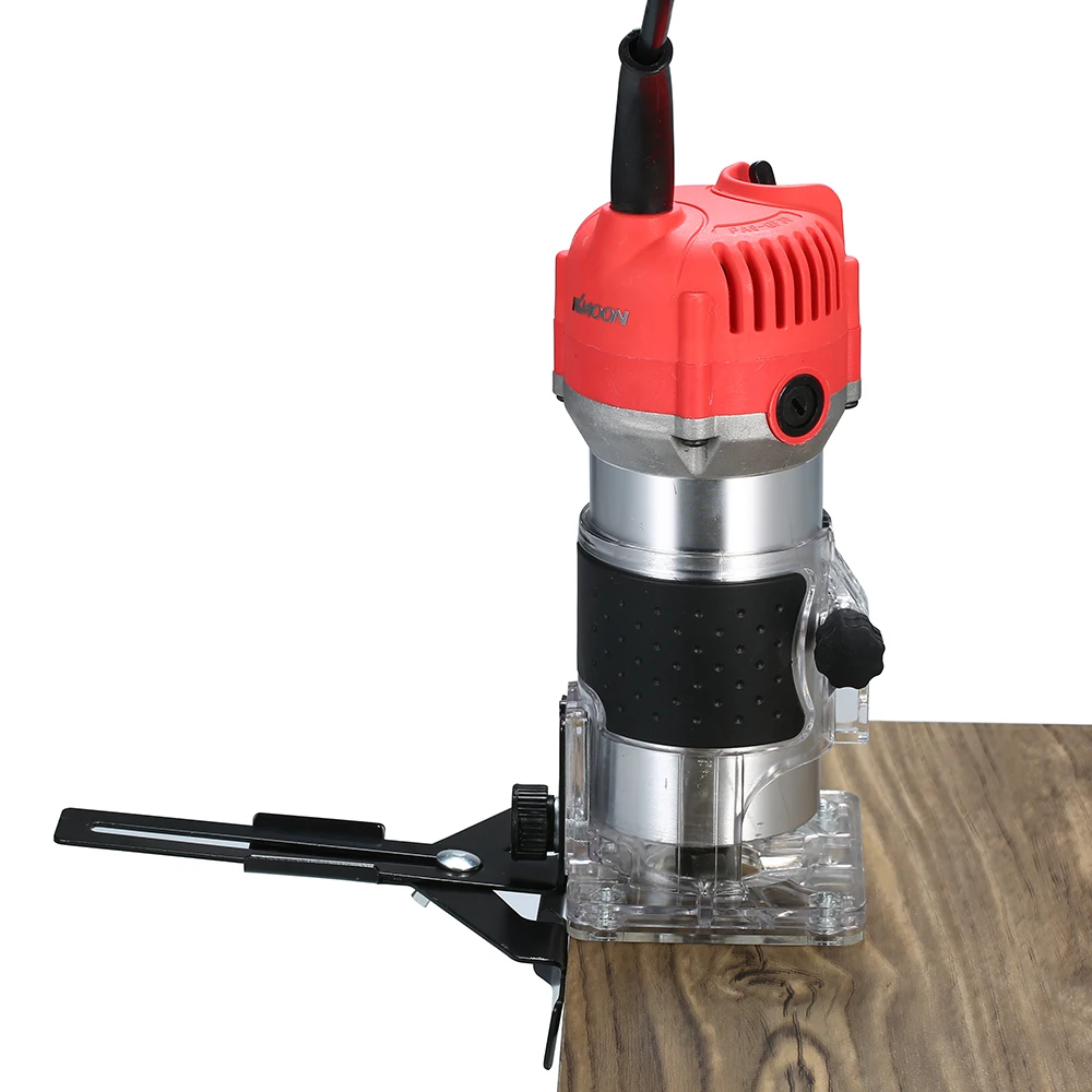 KKmoon 800W meuleuse dangle routeur électrique avec Guide Transparent bois stratifié tondeuse électrique compacte routeur filaire