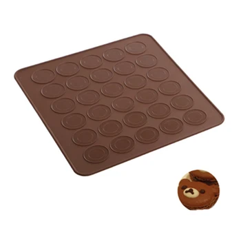 

30-hole macaron single side DIY table mat is easy to clean and reuse