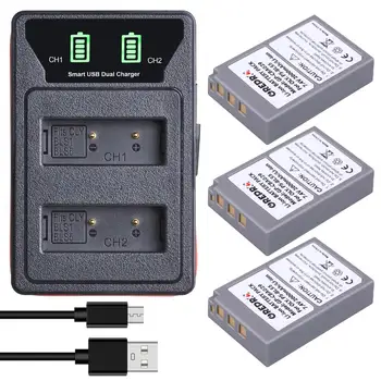 

3Pcs PS-BLS5 PS BLS5 BLS50 Battery for Olympus PEN BLS-50, E-PL2, E-PL5, E-PL6, E-PL7, E-PM2, OM-D, E-M10 II, Stylus1 battery