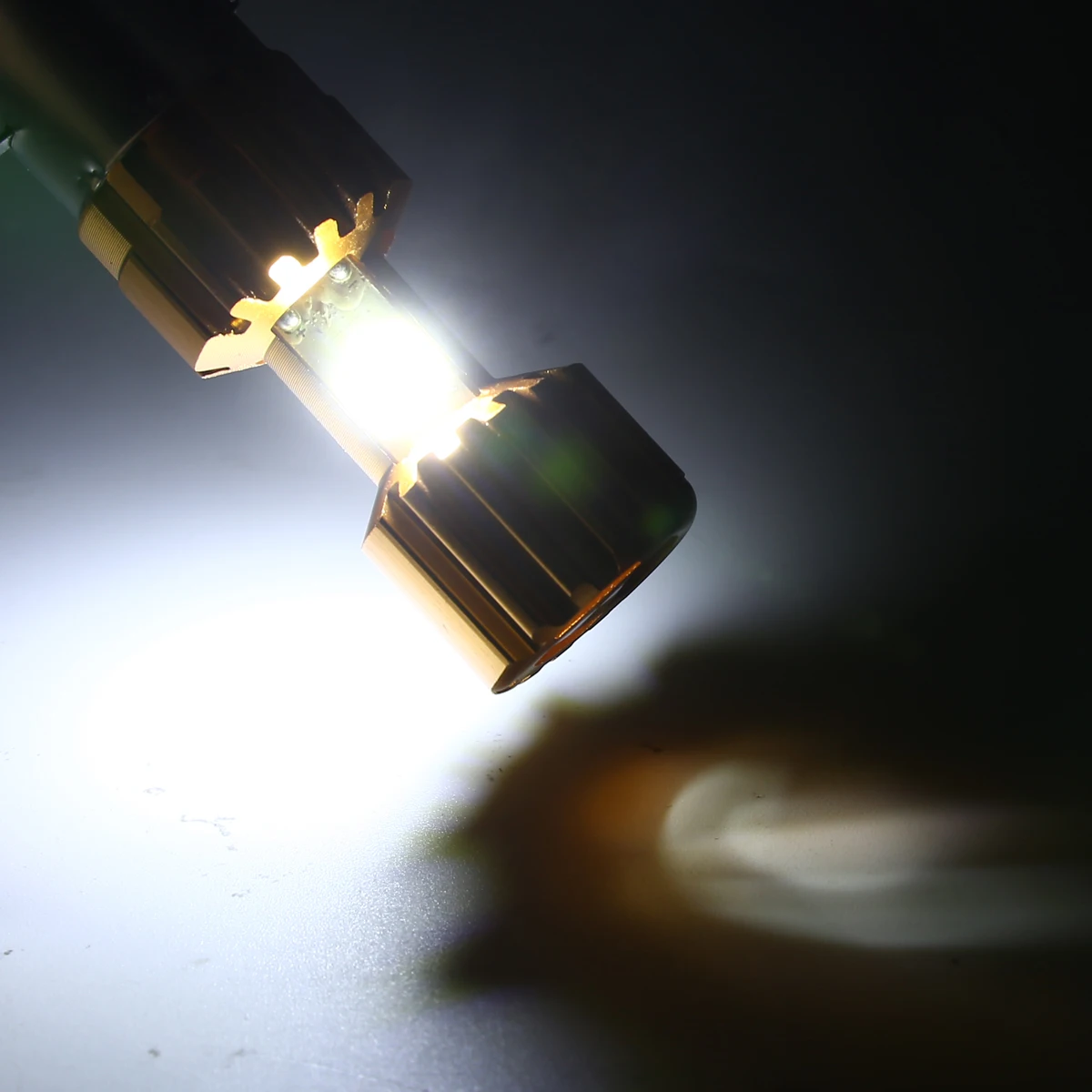 For Honda 1PC 12V BA20D COB  White LED Motorcycle Headlight Hi/Lo Beam Head Lamp Bulb 6500K 18W Moto Accessories Treyues