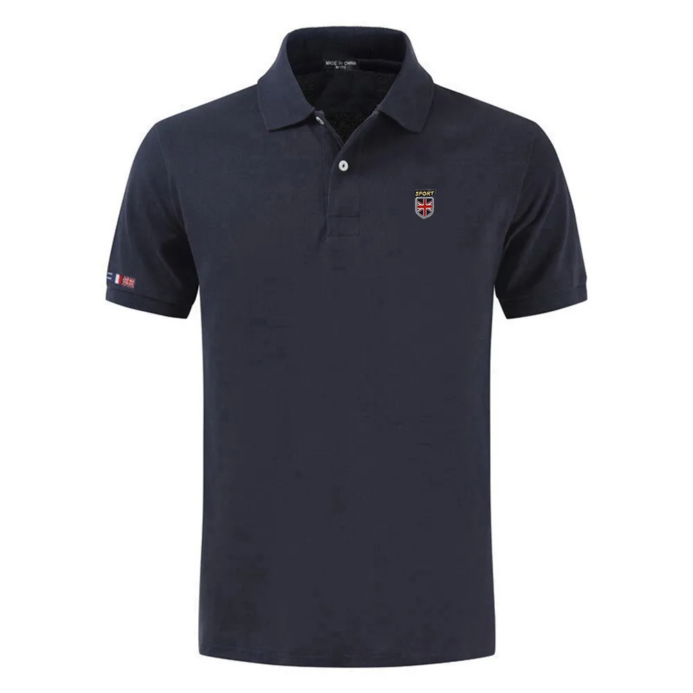 100% Cotton Top Quality 2022 Summer New Men's Polos Shirts Plus Size XS-5XL Solid Color Short Sleeve Polos Homme Lapel Male Tops