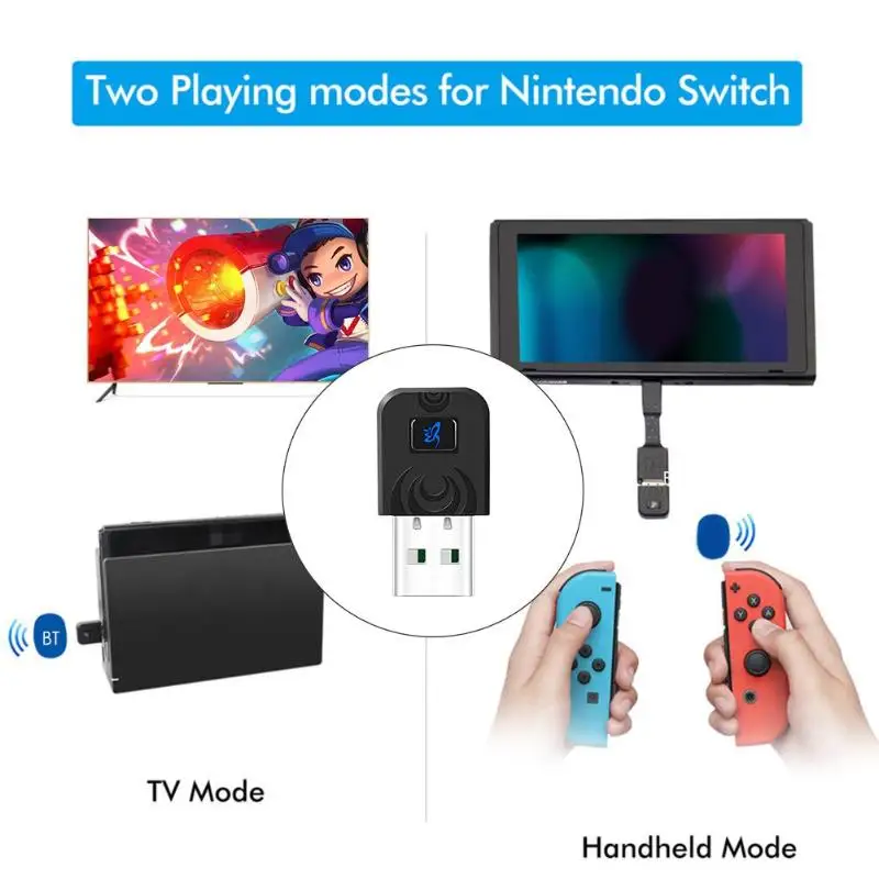 USB беспроводной адаптер с Bluetooth Dongle аудио приемник передатчик для переключателя NS PS4 поддержка протоколы aptX-LL aptX SBC