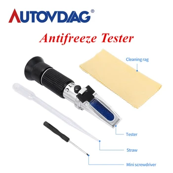 

OBD Elm327/Antifreeze Freezing Point Tester Tool Engine Fluid Glycol Urea Concentration Meter Handheld Car Battery Refractometer