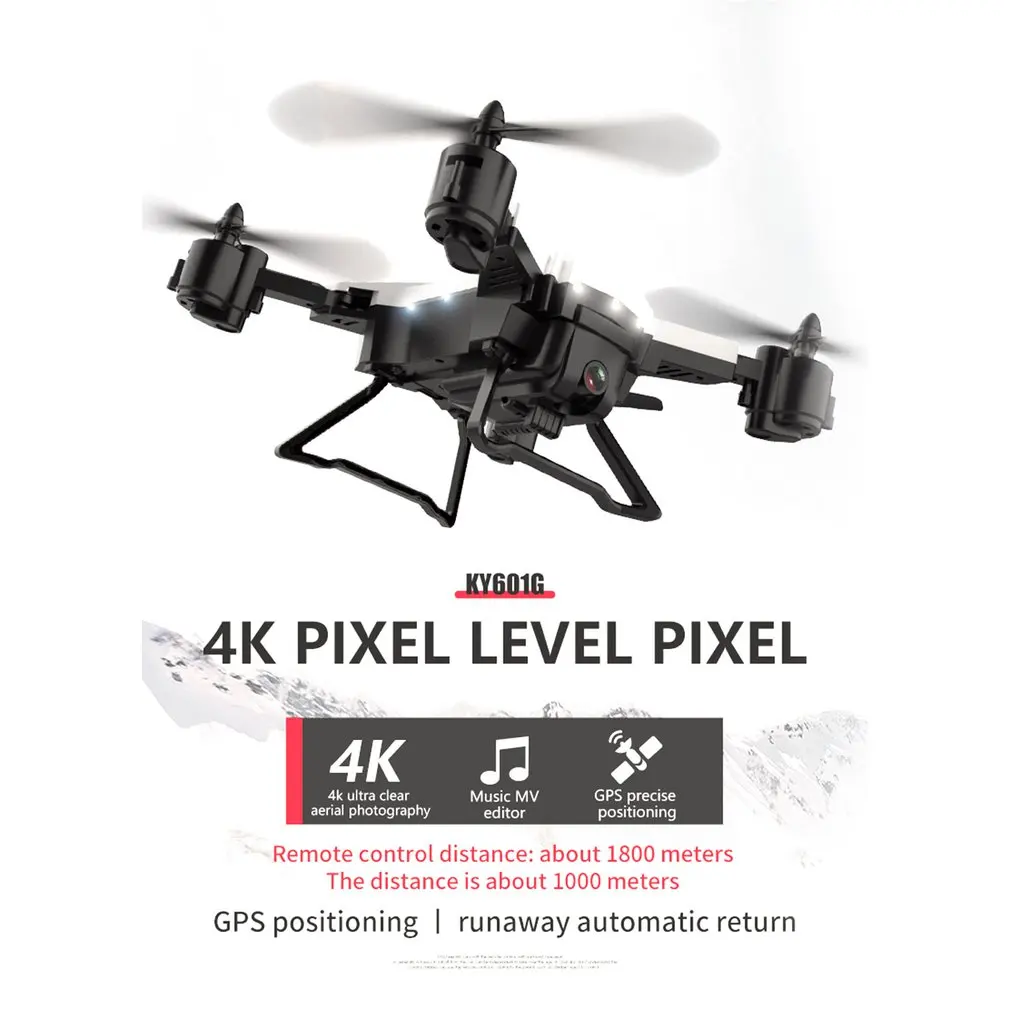 Drone GPS KY601G 4k drone HD 5G WIFI FPV drone flight 20 minutes quadcopter remote control distance 2km drone camera