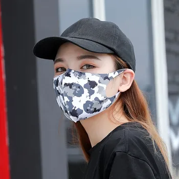 

30@ New Pm2.5 Outdoor Mouth Mask Washable Reuse Face Mask Printing Protection Mask Reusable Breathable Masks For Man Woman