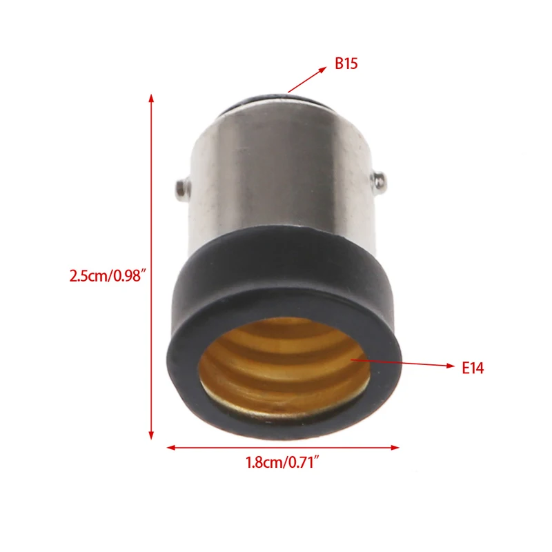 B15 Male to E14 Female Lamp Bulb Socket Light Extender Adaptor Converter Holder lamp holder lamp bulb holder socket converter lamp base lamp socket adapter lamp socket extender diy lighting accessories