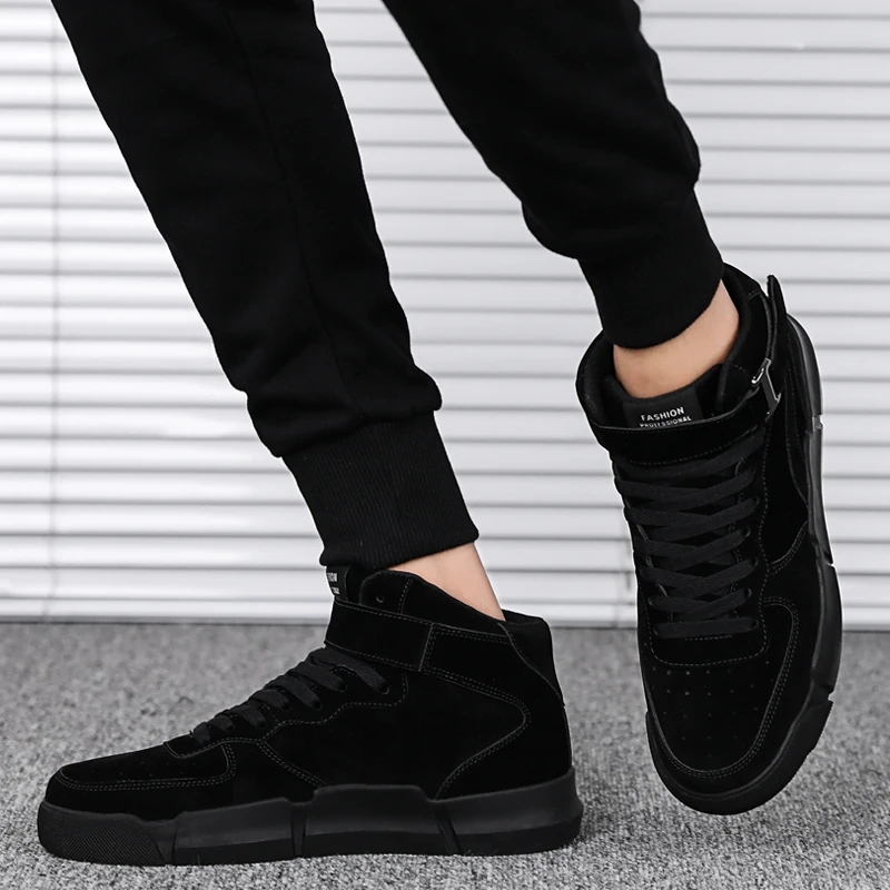 Men Boots Sneakers Men Canvas Shoes High top Male Brand Footwear Men's Casual Shoes Fashion Khaki Sneakers Winter Shoes