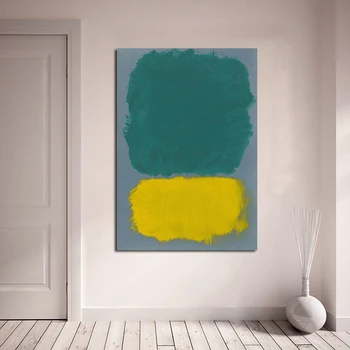 

JQHYART Mark Rothko Classical Still Life Painting Wall Canvas Art Decorative Living Room Wall Painting Picture No Frame Painting