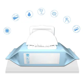 

Useful 2 Packs Wet Tissues Baby Gently Sensitive Wet Wipes 80Pcs/Pack Reusable Lid Outdoor Hand Mouth Cleaning Wet Paper