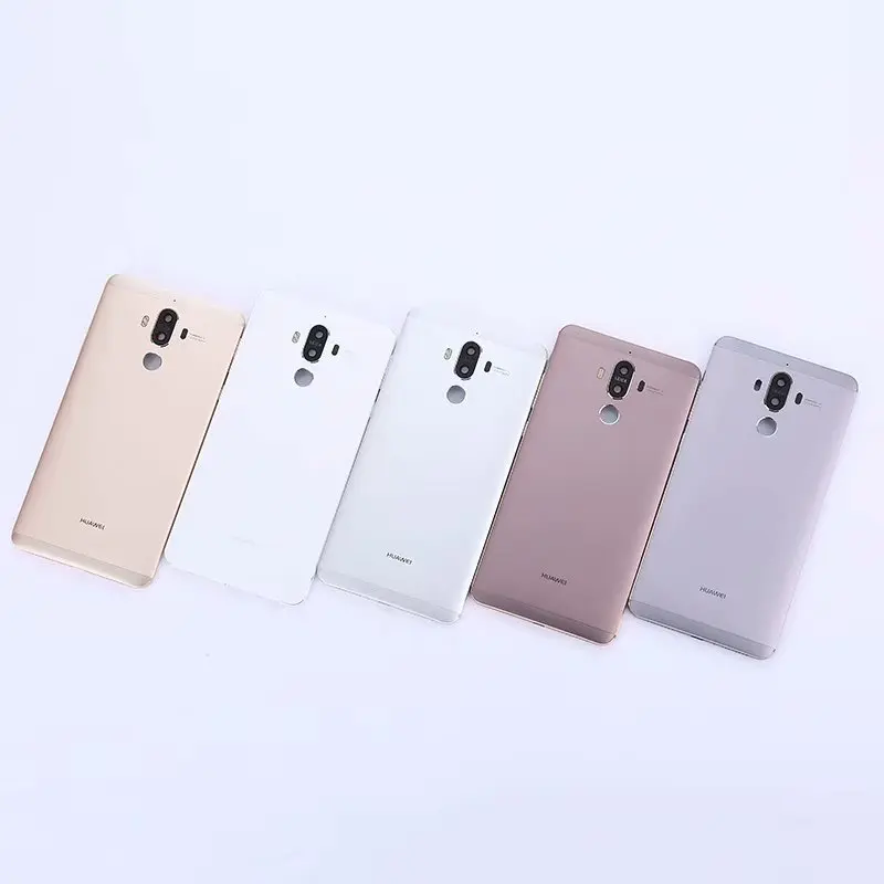 Mate 9 чехол на заднюю крышку для Huawei mate 9 металлическая задняя дверь ремонт батарея чехол+ кнопки камеры стекло