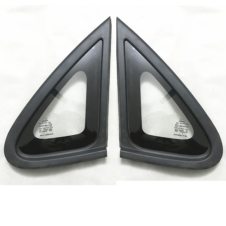 

878102H000 Rear triangular window glass quarter fixed glass bezel assembly rear glass assembly for Hyundai Elantra HD 2008 2009