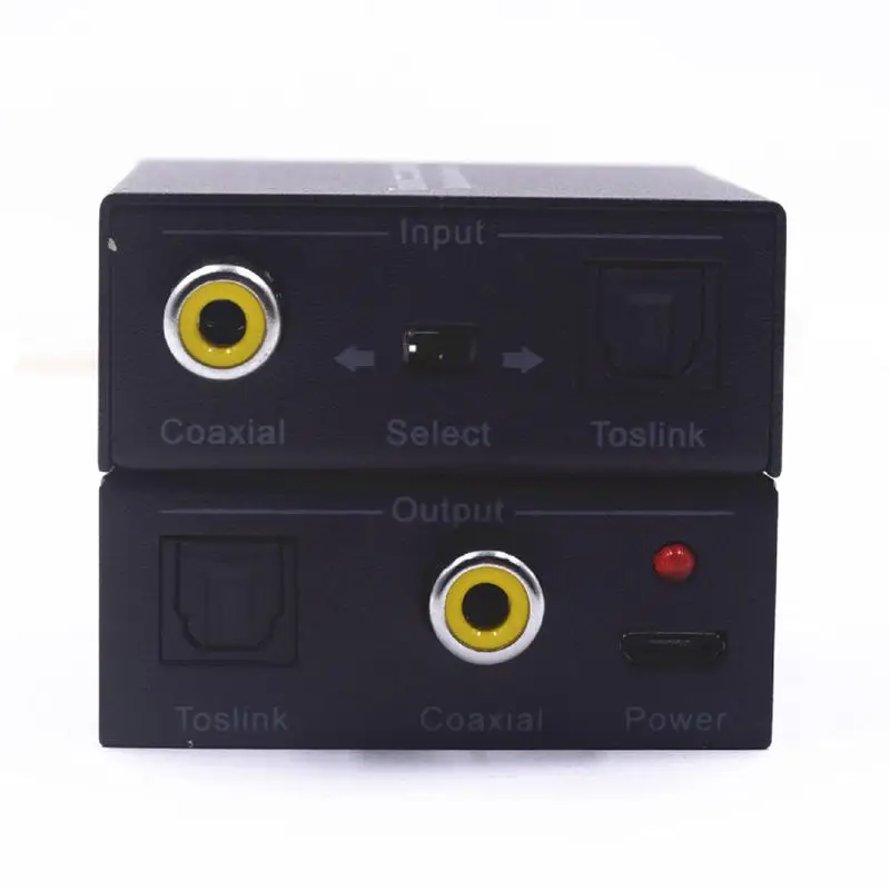 Оптический для коаксиальный, оптический SPDIF Toslink для коаксиального и коаксиального для оптического SPDIF Toslink двунаправленный Swtich цифровой аудио Conve