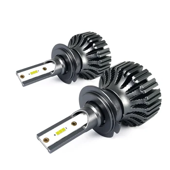 

2pcs Car H7 LED headlight bulbs H4 H1 H11 HB3 HB4 9005 9006 fanless high bright H8 H9 fog light 6000K 12V 50W EMC No error auto