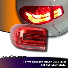 NOVSIGHT 2 шт. проектор фары DRL указатель поворота Автомобильная противотуманная лампа Автомобильный светодиодный комплект фар для Volkswagen Tiguan 2013