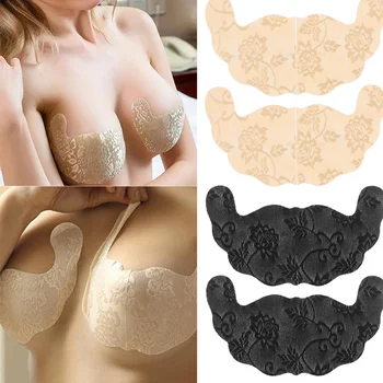 

Disposable Paste Chest Sexy Women Adhesive Push Up Nipple Cover Pads Plus Size Invisible Breast Lift Up Bra U Shape Tape Sticker