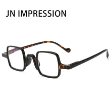J N Blue-light-proof reading glasses Square frame Plastic mirror leg Prescription glasses+1.0+1.5+2.0+2.5+3.0+3.5+4.0 T18188