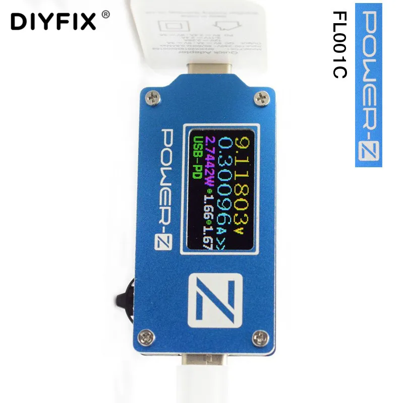 Зарядное устройство ChargerLAB Power Z USB Type C PD QC 2 0 3 тестер напряжения FL001C измеритель