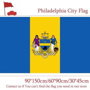 

15PCS Flag Philadelphia City Flag 60*90cm 90*150cm * Flag Polyester 30*45cm Car Flag 3x5ft Custom High-quality 100d Outlast