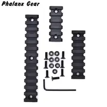 3 набор размеров 5 7 13 Слот " 3" " Пикатинни Вивер рейка крепление ABS пластик Keymod рейка Handguard секция для охоты