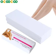 100 шт нетканый эпилятор для удаления волос, Восковая бумага, эпилятор, восковые полоски, рулон бумаги, восковый эпилятор, инструмент для удаления волос