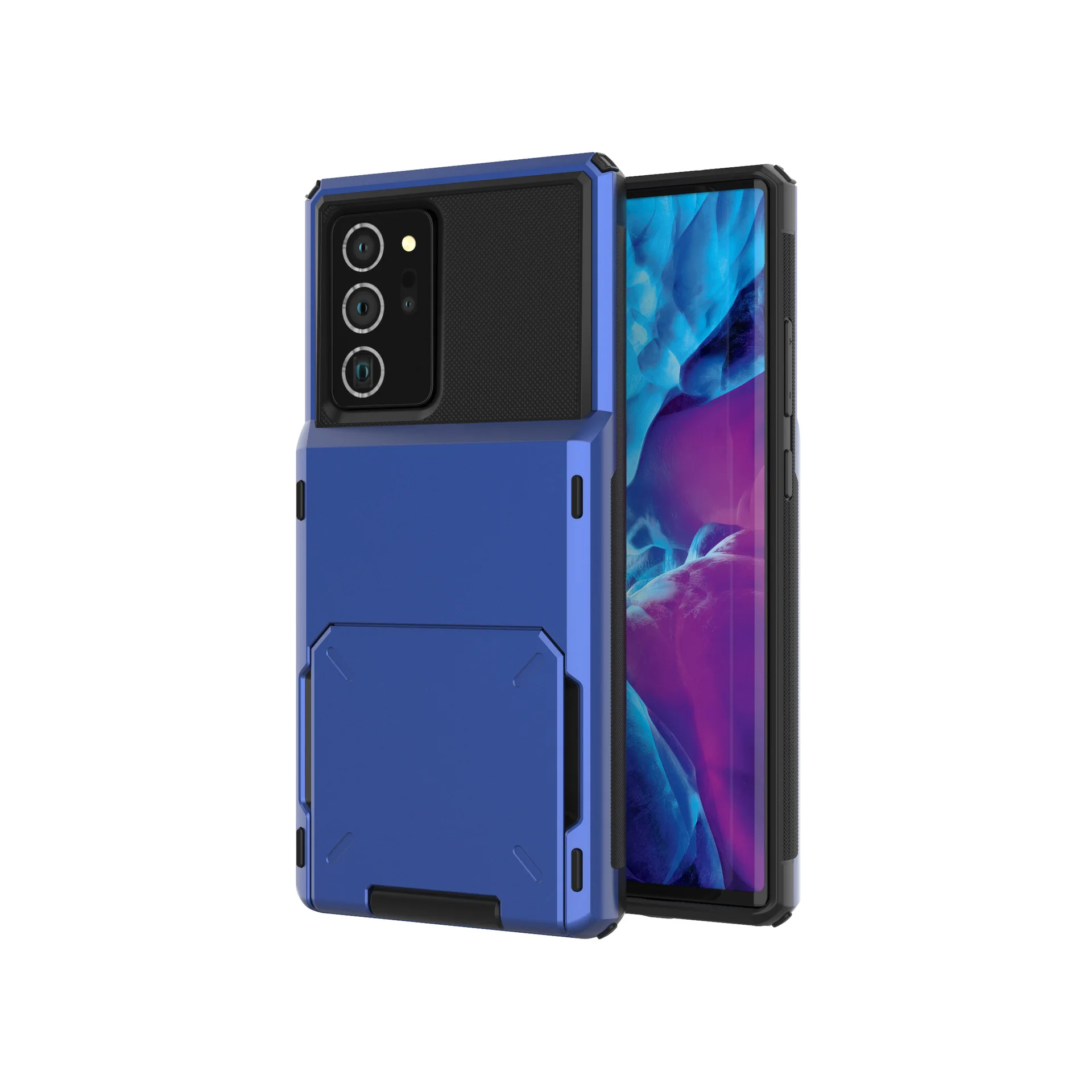 US $385.45 100pcsLot TPUPC 2 In 1 Shockproof Cover Card Business Phone Case For Samsung S8 9 Plus 10E 20 Ultra Note10 Pro M51 Custom Logo