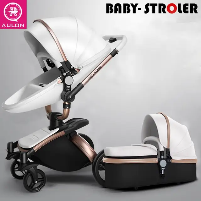 $US $59.41  Aulon Baby Stroller 2 in 1 High-view Foldable Shockproof for Lying and Seating Baby Stroller Baby B