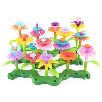 

Flower Building Toy Garden Blocks Set for Kids Children Educational Plays Early Learning FAS6