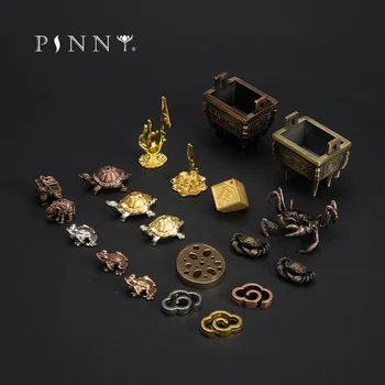 

PINNY Creative Metal Incense Holder Alloy Stick Incense Base Animal Copper Tea Ceremony Accessories Zen Tea Pet Home Decoration