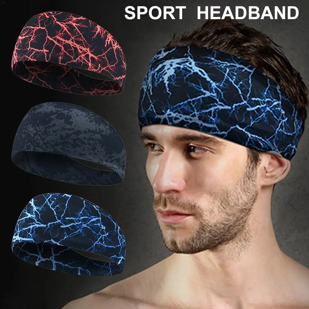 Absorbent Cycling Yoga Sport Sweat Headband Men Sweatband For Men and