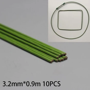 

10PCS Iron Wire DIY Tie Flower Climbing Plant Potted Soft Tie Wire Support Rod For Planting Plants And Gardens