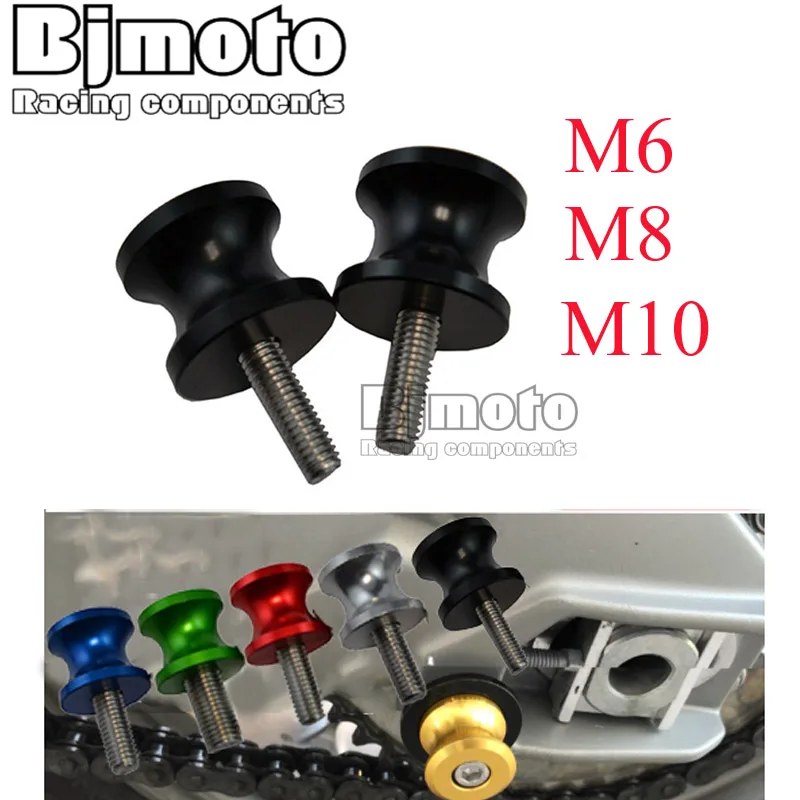 BJMOTO мотоциклетные винты 10 мм 6 8 с ЧПУ маятник катушка слайдер подставка для Honda