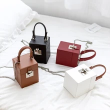 Роскошные сумки модные дизайнерские для женщин женские модные вечерние сумки через плечо сумки с замком на цепочке Сумки из натуральной кожи