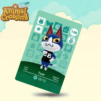 

128 Tom Animal Crossing Card Amiibo Cards Work for Switch NS 3DS Games