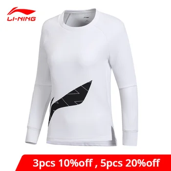 

Li-Ning Women Training Sweaters 92%Polyester 8%Spandex Slim Fit Breathable LiNing li ning Sports Tops Sweatshirts AWDN962 WWW997