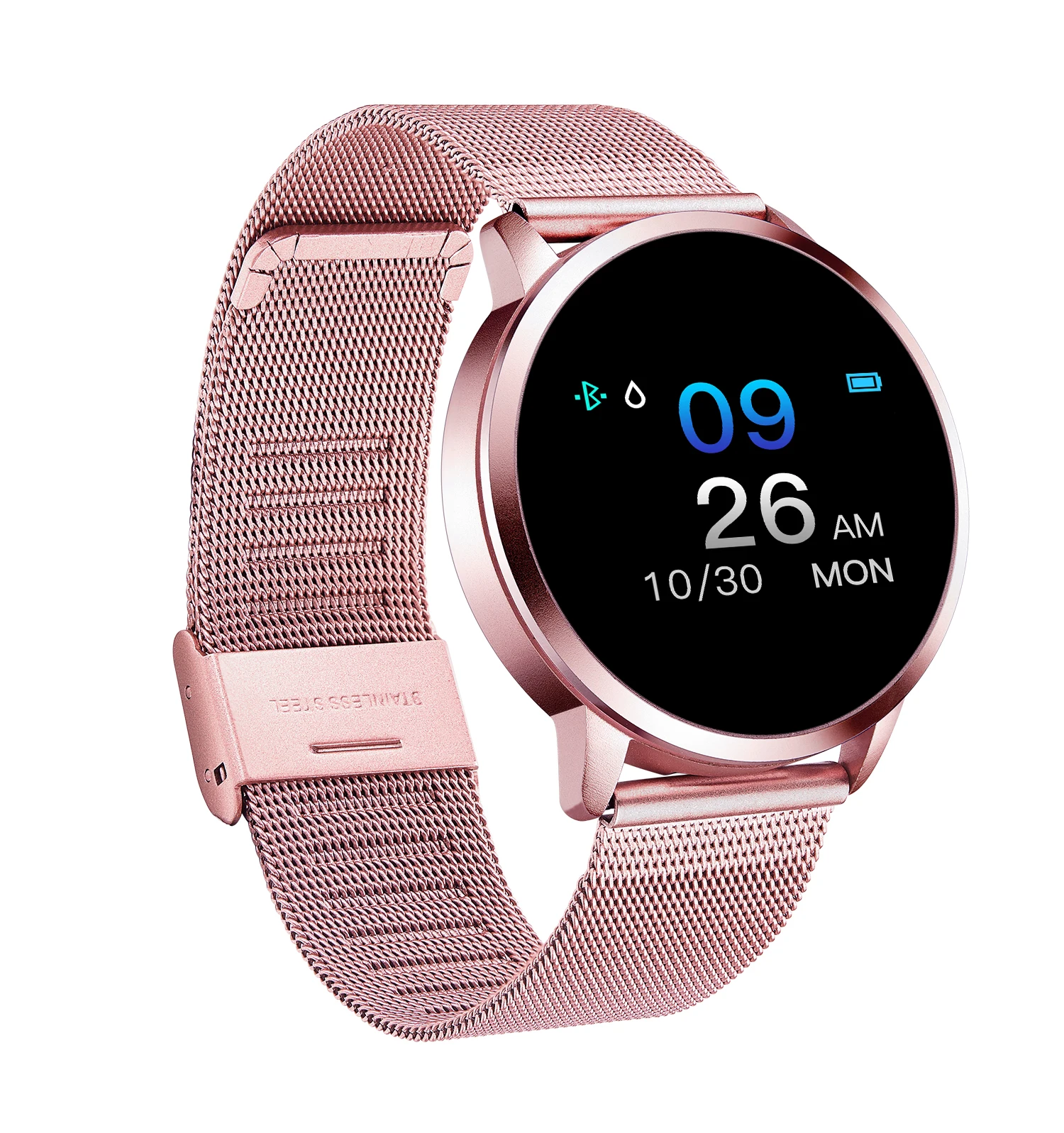 

Forskrto F18 Smart Watch OLED Color Screen Smartwatch Smart Bracelet Women Fashion Fitness Tracker Heart Rate Monitor