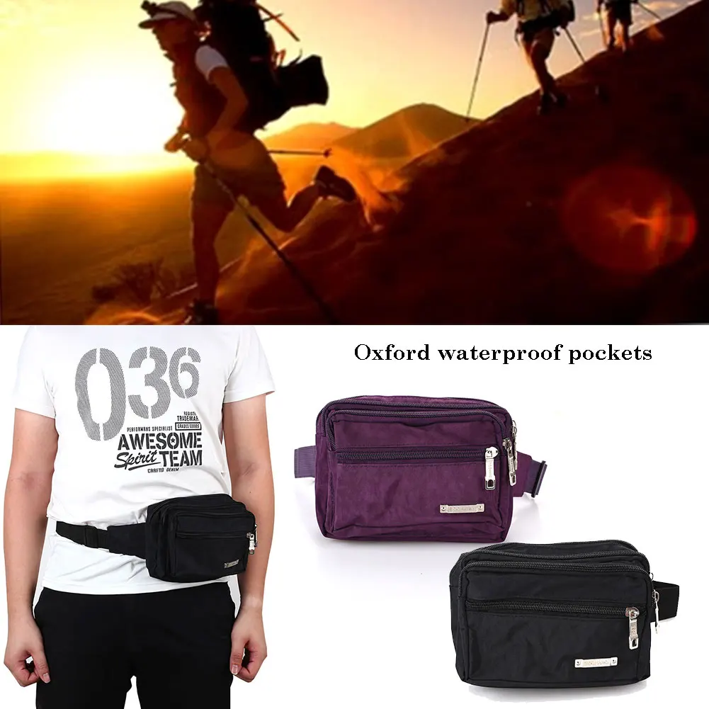

Running Bag Mobile Phone Run Camping Satchel Waist Pouch Sports Bag Fashion 2 Colors Tourism Adjustable Oxford Cloth