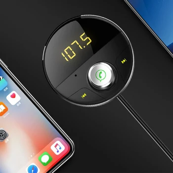 

FM Transmitter Car Handsfree Wireless Bluetooth MP3 AUX audio TF card playback Smart MP3 Player Auto Car USB Adapter