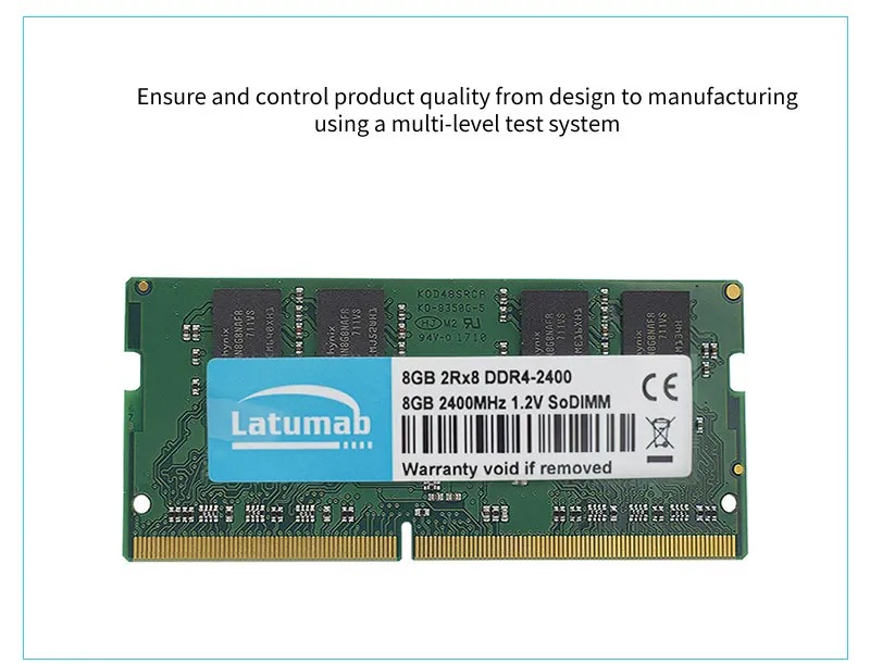 Новинка, 8 Гб DDR4, 2400 МГц, 2400 2RX8, память для ноутбука, оперативная Память Dimm, 260 контактов, высококачественный модуль для ноутбука, SODIMM DDR4 ram