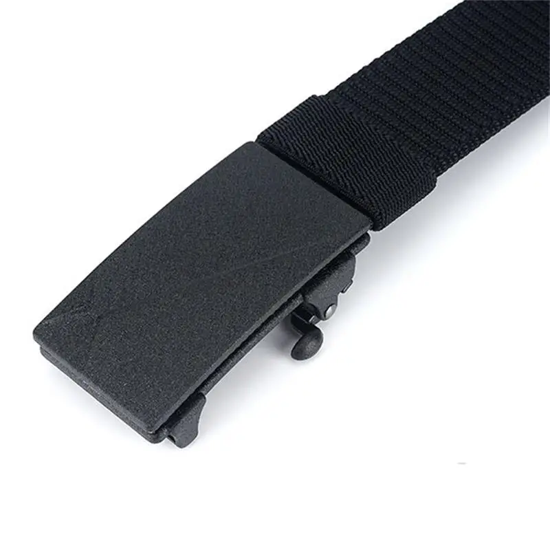 SupSindy Man's Canvas Belt Nylon Metal Automatic buckle Army military tactical belts for Men luxury jeans Waistbrand Male strap