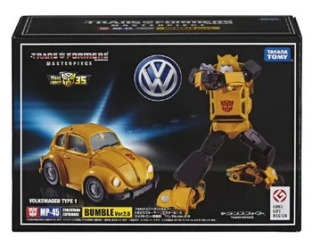 

Hasbro Transformation 12CM MP45 Bumblebee Megatron Autobots CAR Metal Part Action Figure Deformation Robot Kids Gift Toys