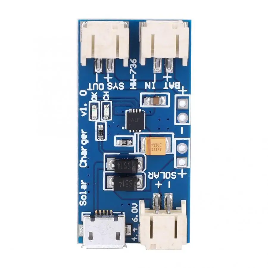 Мини Панели солнечные модуль литий Батарея зарядная плата CN3065 500mA 4,4~ 6V зарядный модуль