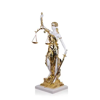 

RETRO JUSTICE GODDESS SCULPTURE THEMIS STATUE ANCIENT GREEK ORNAMENTS CHRISTMAS GIFT RESIN CRAFTS HOME DECORATIONS L3443