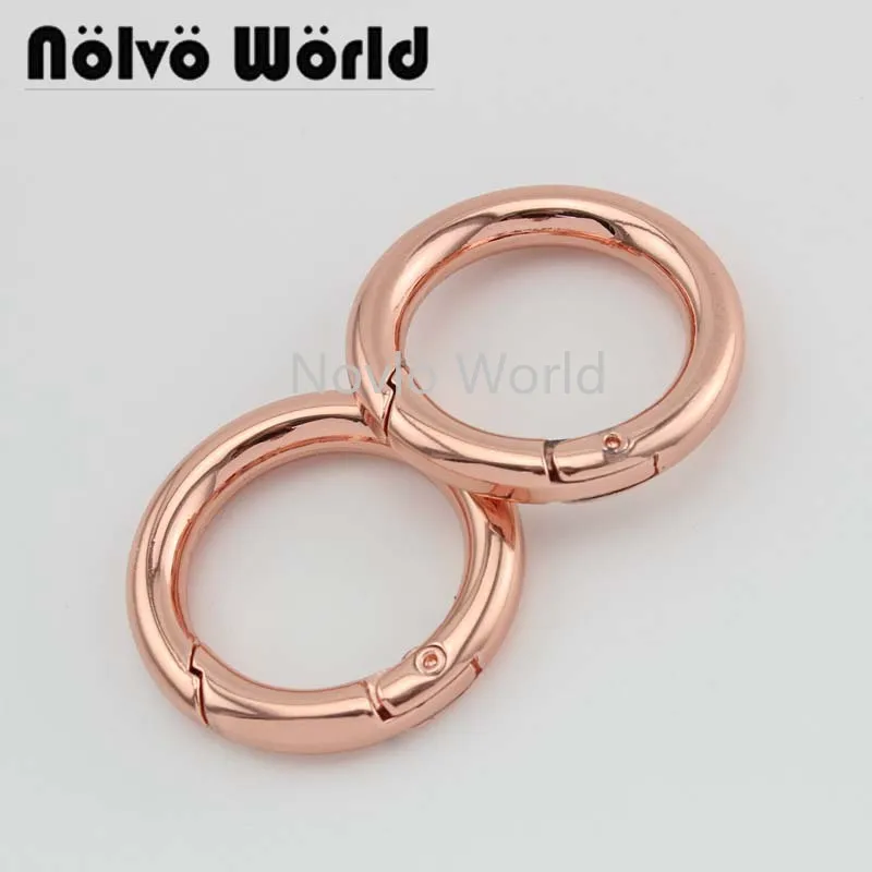 5 pieces test, Inner width 25.6mm, metal O ring bag handle buckles women handbag lock hang buckles diy hardware accessories