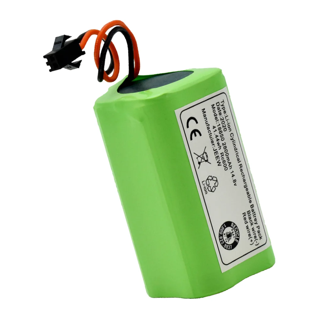 14.4V 2800/4800/6800mAh Li-ion Battery for Conga Excellence 990 Ecovacs Deebot N79 N79S DN622, Eufy Robovac 11 11S 12 15C 15S rechargeable battery