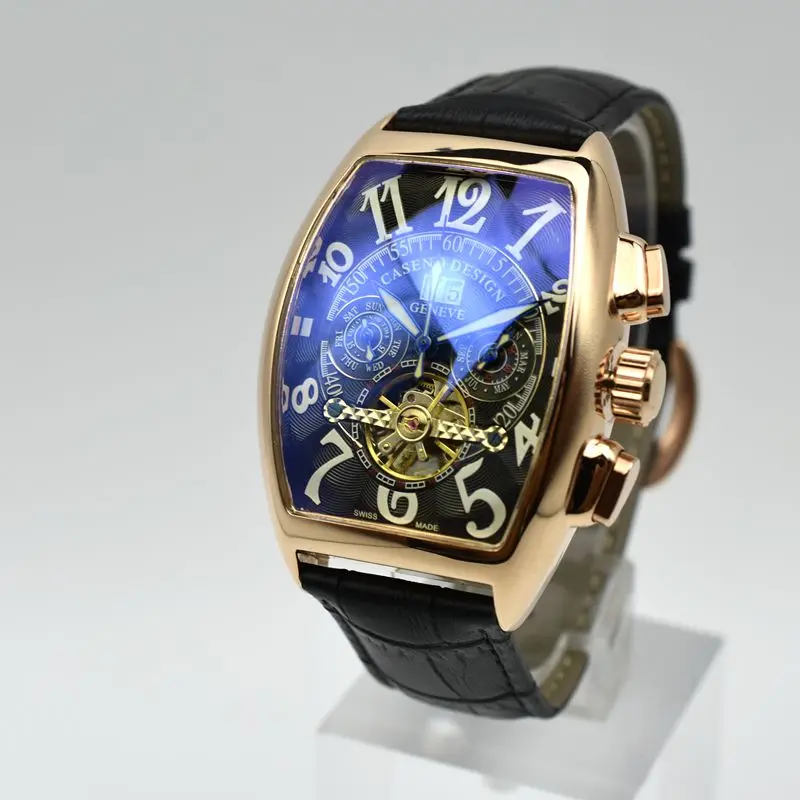 Механические часы Tourbillon, мужские роскошные часы от ведущего бренда CASENO, кожаный ремешок, мужские автоматические часы с скелетом, Прямая поставка, мужские часы