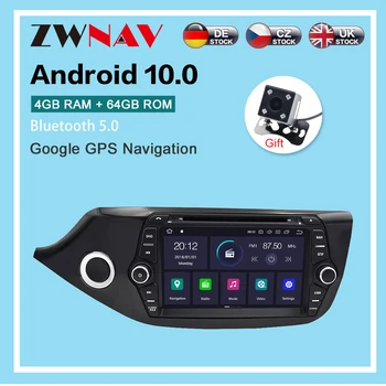 

Android 10.0 4+64GB DVD player Radio GPS Navigation for KIA CEED 2013-2016Multimedia Player Radio stereo player headunit dsp isp