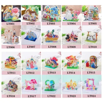 

3D Vertical Volume Block Puzzle Masonry Painting Children's handmade DIY Diamond Painting Accessories Cross Stitch Embroidery